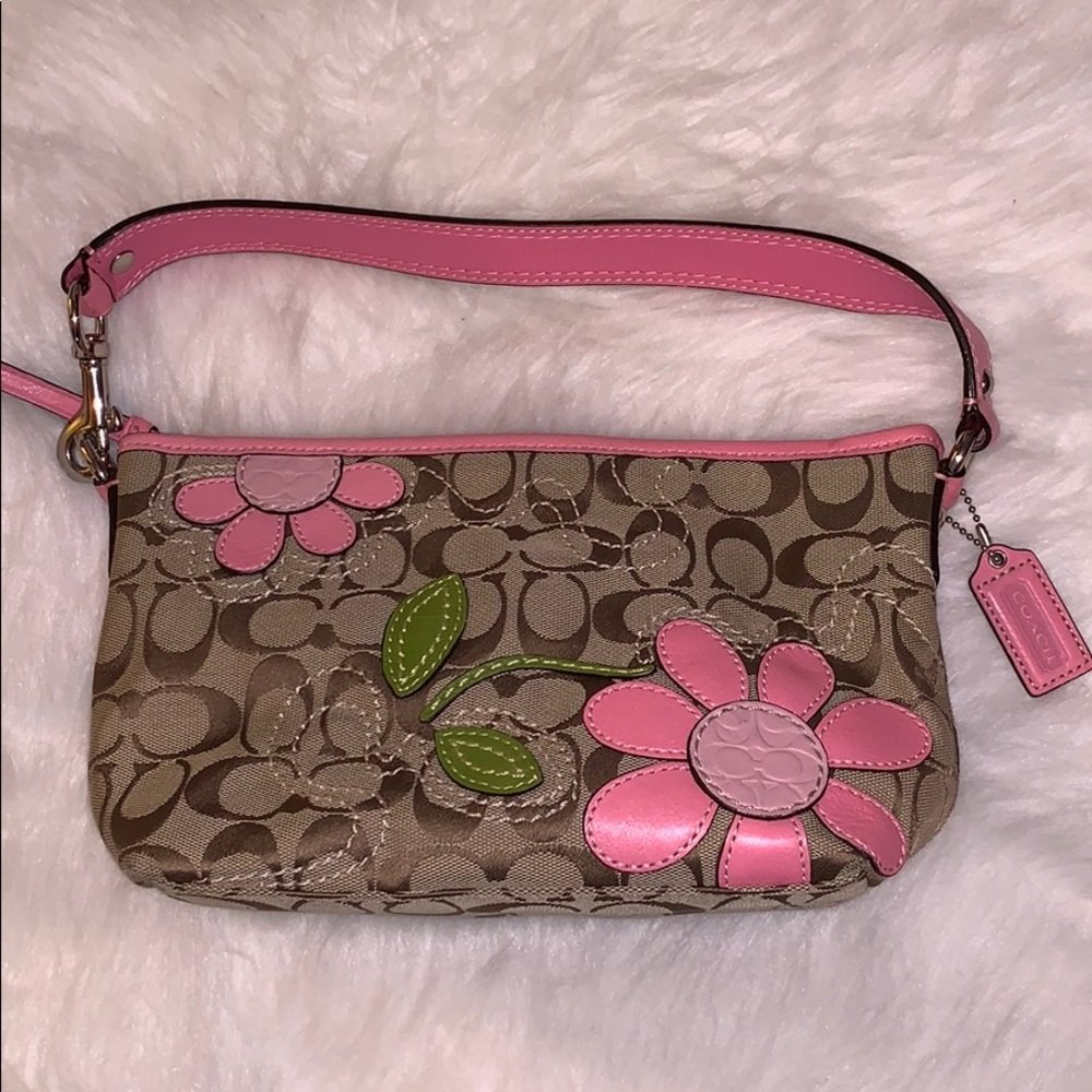 Floral Coach purse